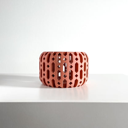 Orchid Pot, Root View, Breathable Windowsill, Contemporary Sculptural Vessel Matte