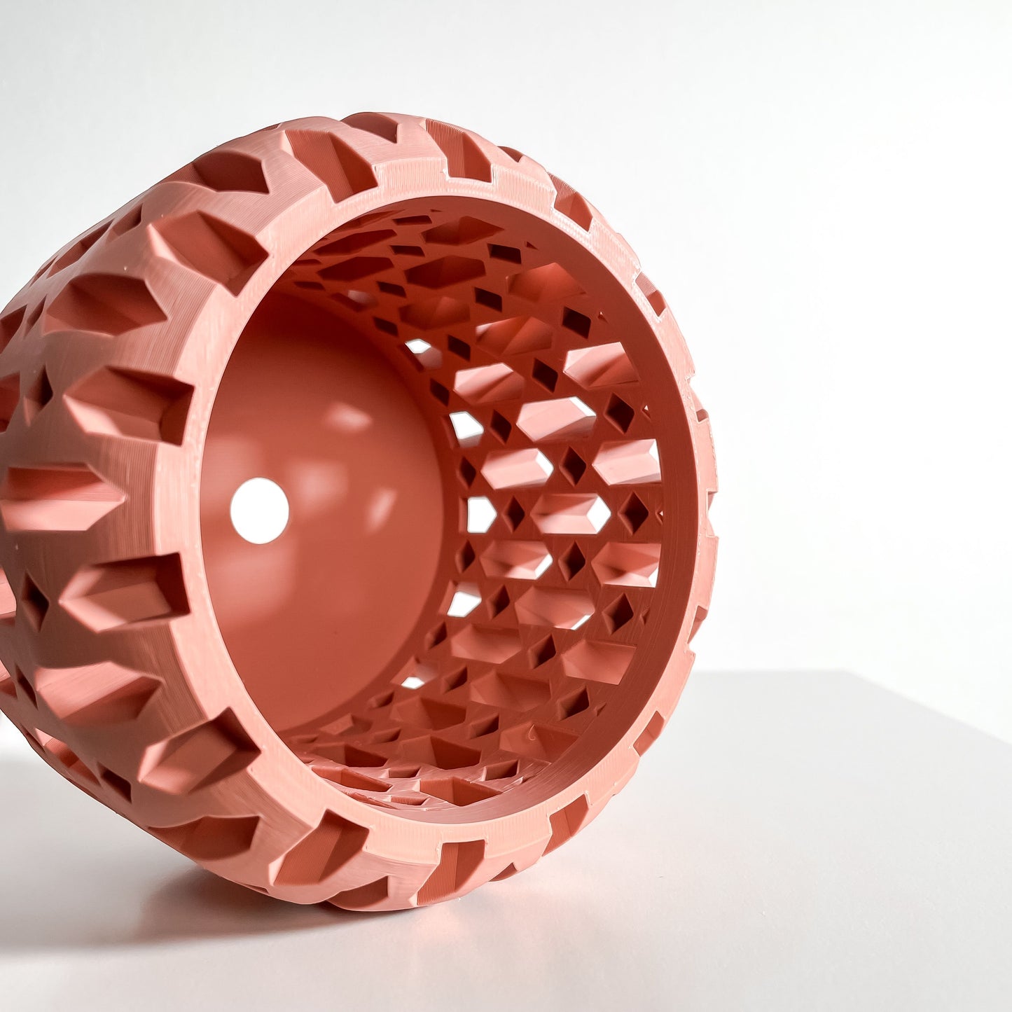 Orchid Pot, Root View, Breathable Windowsill, Contemporary Sculptural Vessel Matte