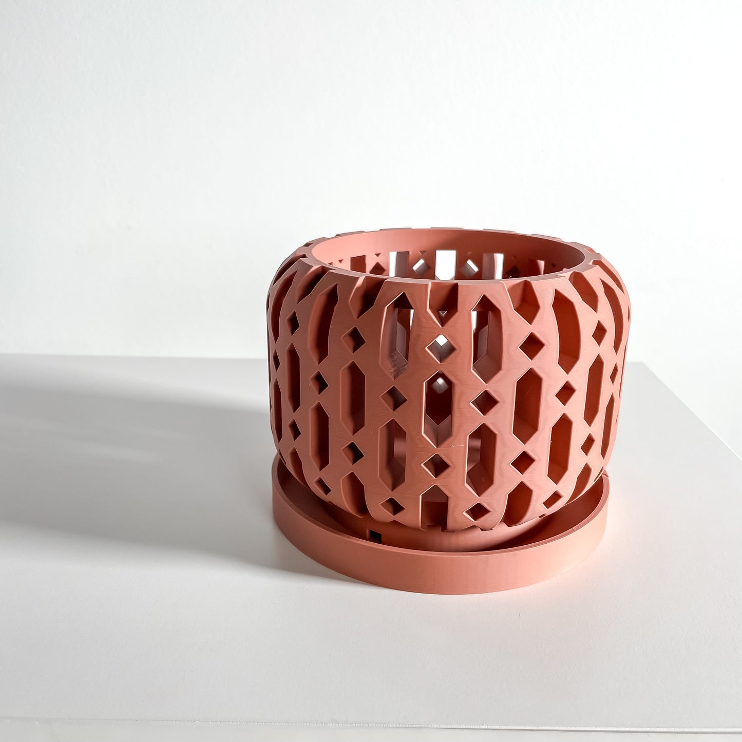 Orchid Pot, Root View, Breathable Windowsill, Contemporary Sculptural Vessel Matte