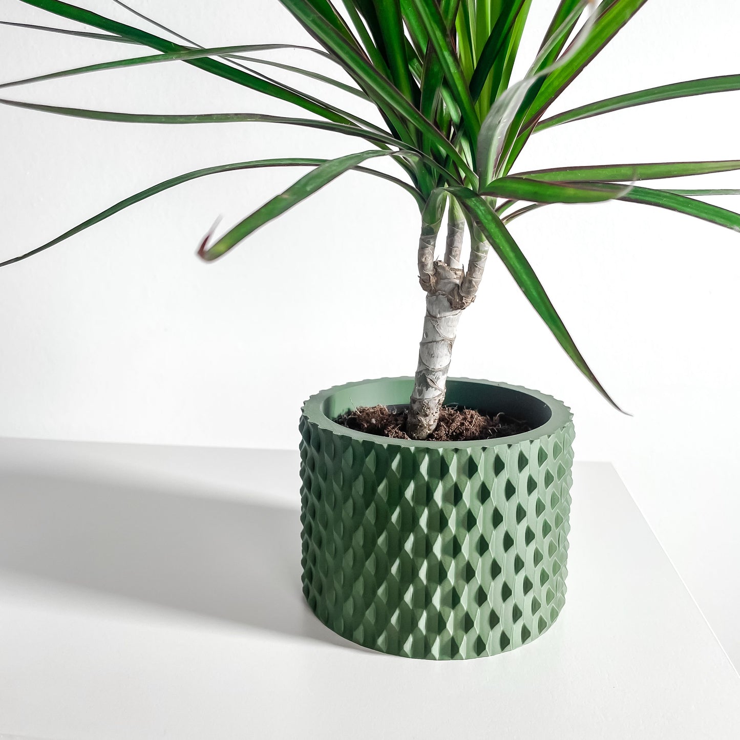 Planter Pot, Contemporary Succulent Container, Indoor Herb Holder, Sculptural Tabletop Accent