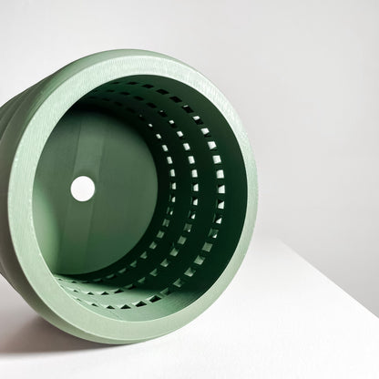 Orchid Planter, Ventilated Root Optimizing Moisture Control, Easy Repotting Display