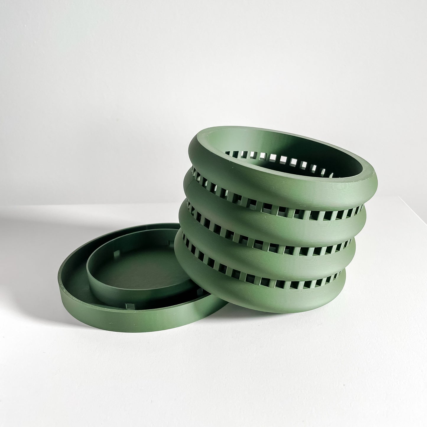 Orchid Planter, Ventilated Root Optimizing Moisture Control, Easy Repotting Display