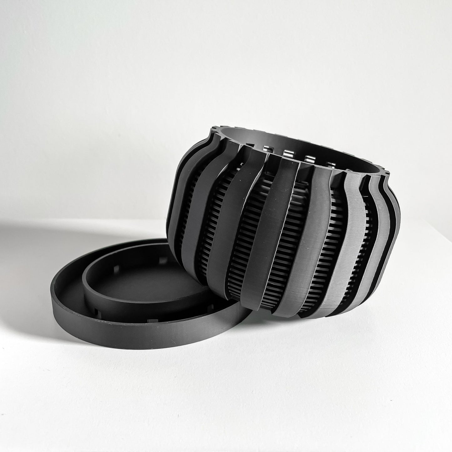 Orchid Planter, Breathable Root View Pot, Windowsill Hanging Accent, Modern-Minimalist