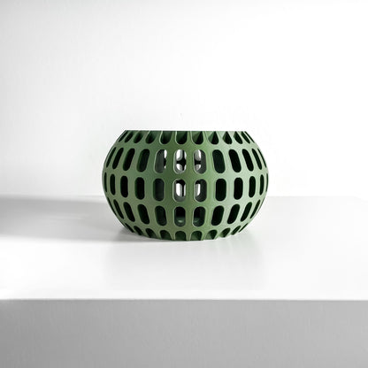 Breathing Orchid Pot, Root View Airflow Planter, Geometric Windowsill Plant Holder, Stylish Decor Statement