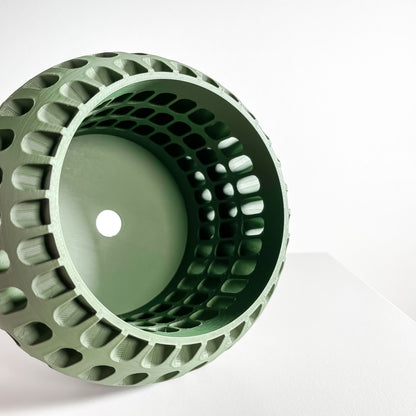 Breathing Orchid Pot, Root View Airflow Planter, Geometric Windowsill Plant Holder, Stylish Decor Statement