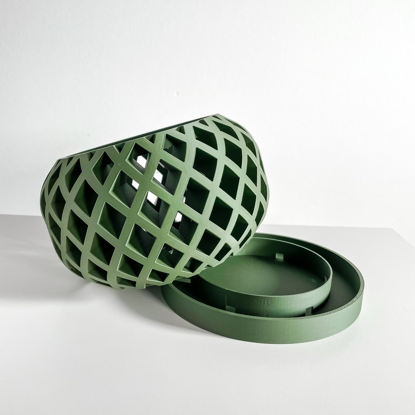 Orchid Planter, Root View, Tray Ready, Minimalist Japandi Architectural Windowsill