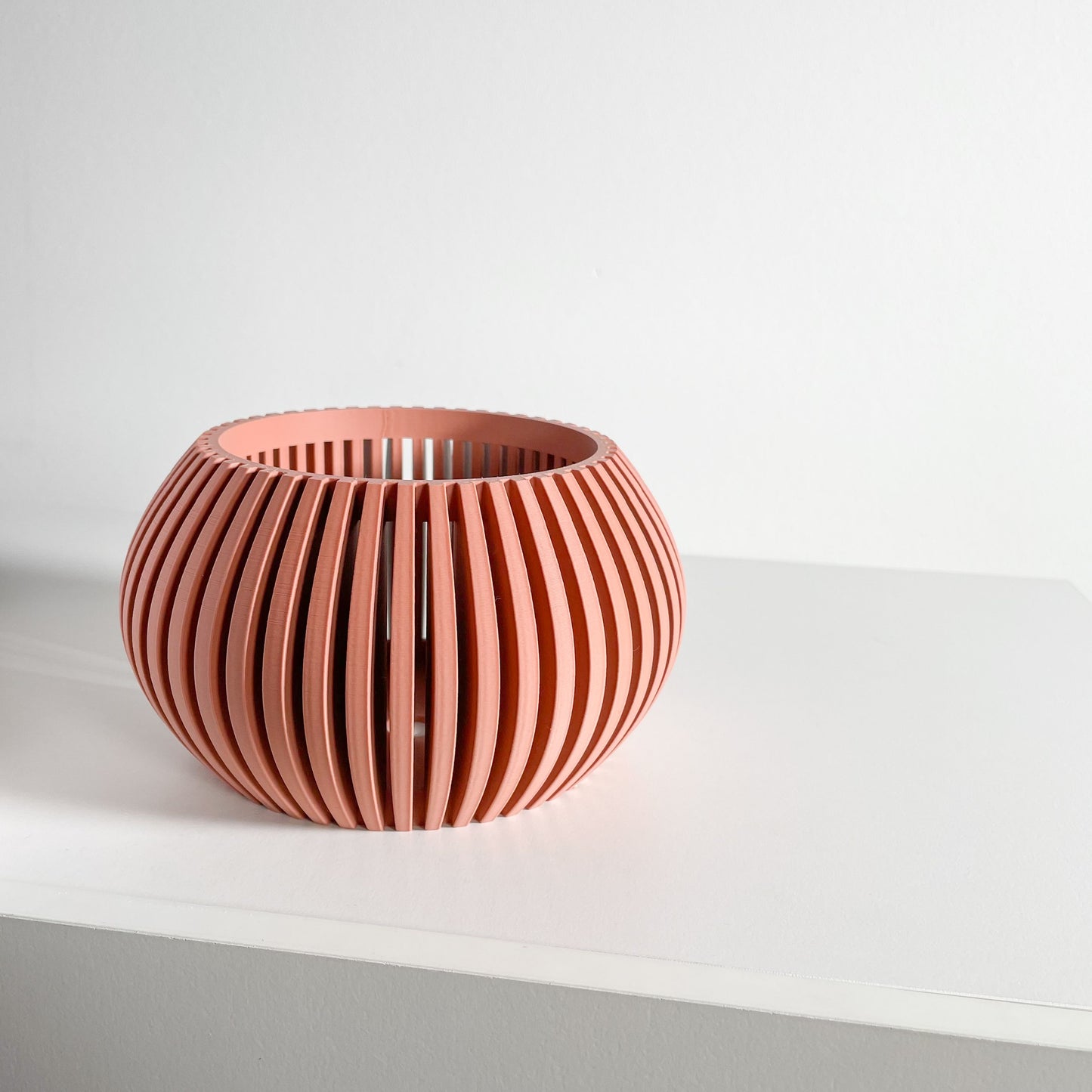 Orchid Pot, Root View Planter, Windowsill Airflow Display, SculpturalJapandiAccent