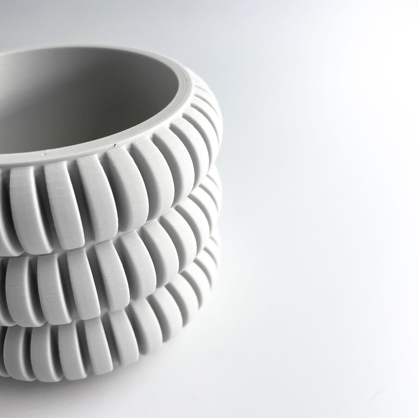 Planter Pot, Architectural Succulent Container, Indoor Display, Olive Desk Organizer