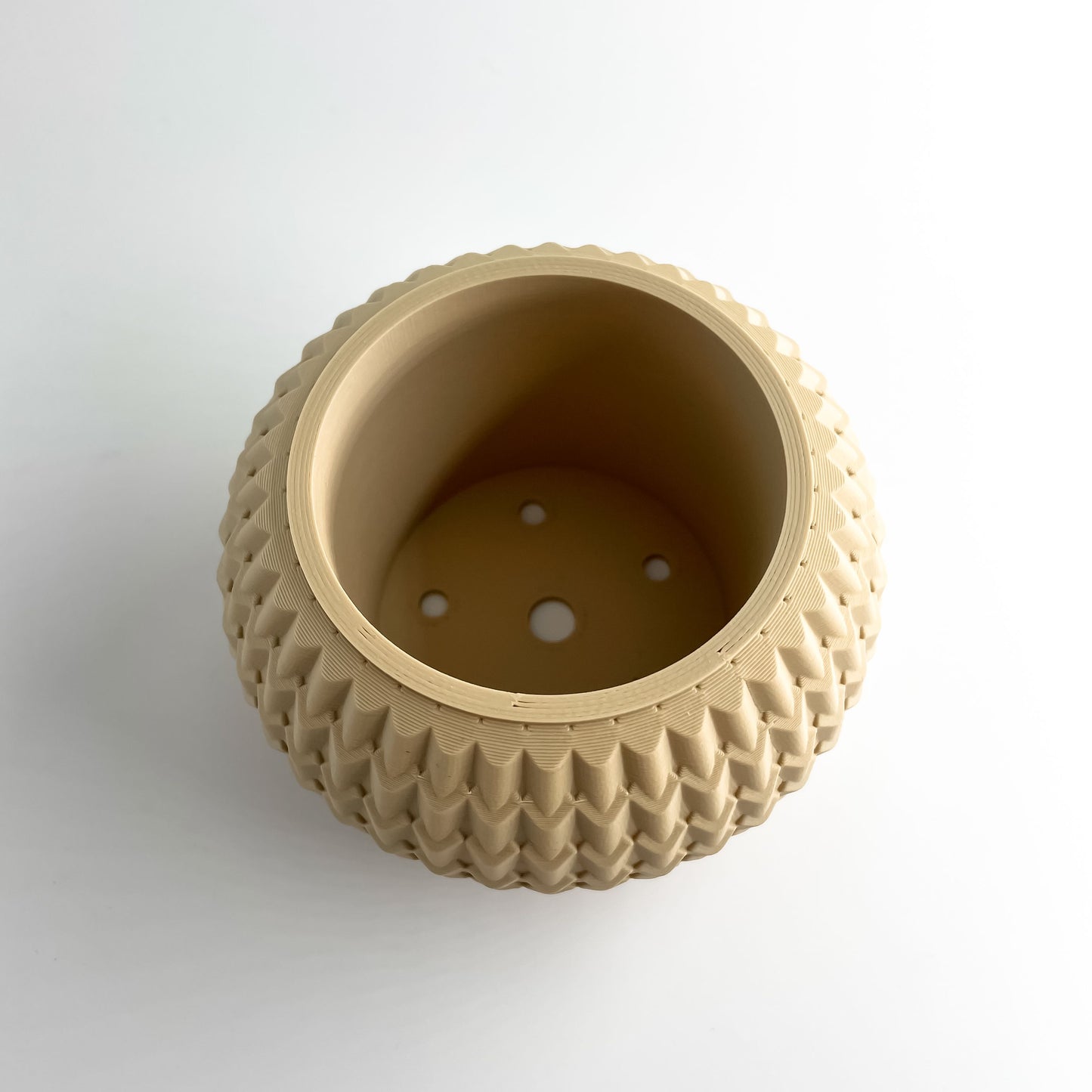 Planter Pot, Architectural Succulent Holder, Minimalist Workspace Organizer, Elegant Container