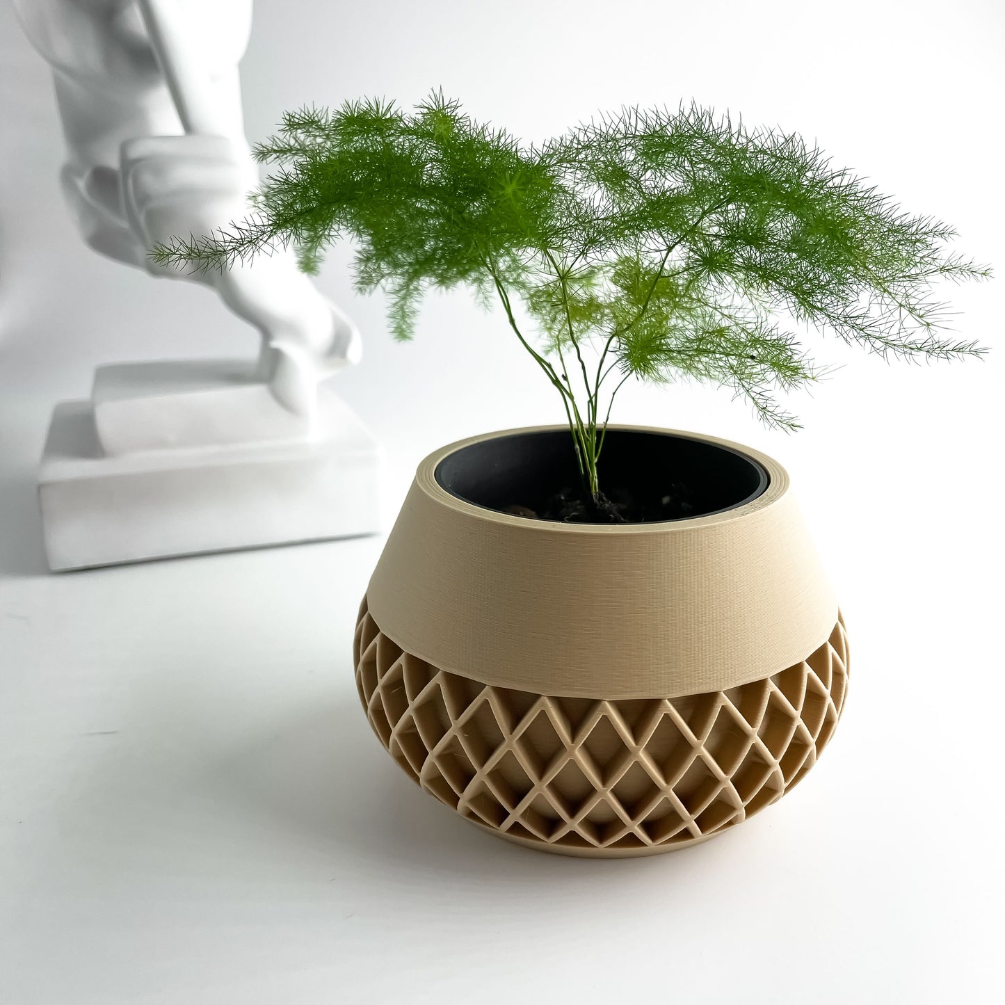Artistic Planter Pot, Minimalist, Workstation Plant Holder, 3D Home Decorator, Nordic Style, Art Deco