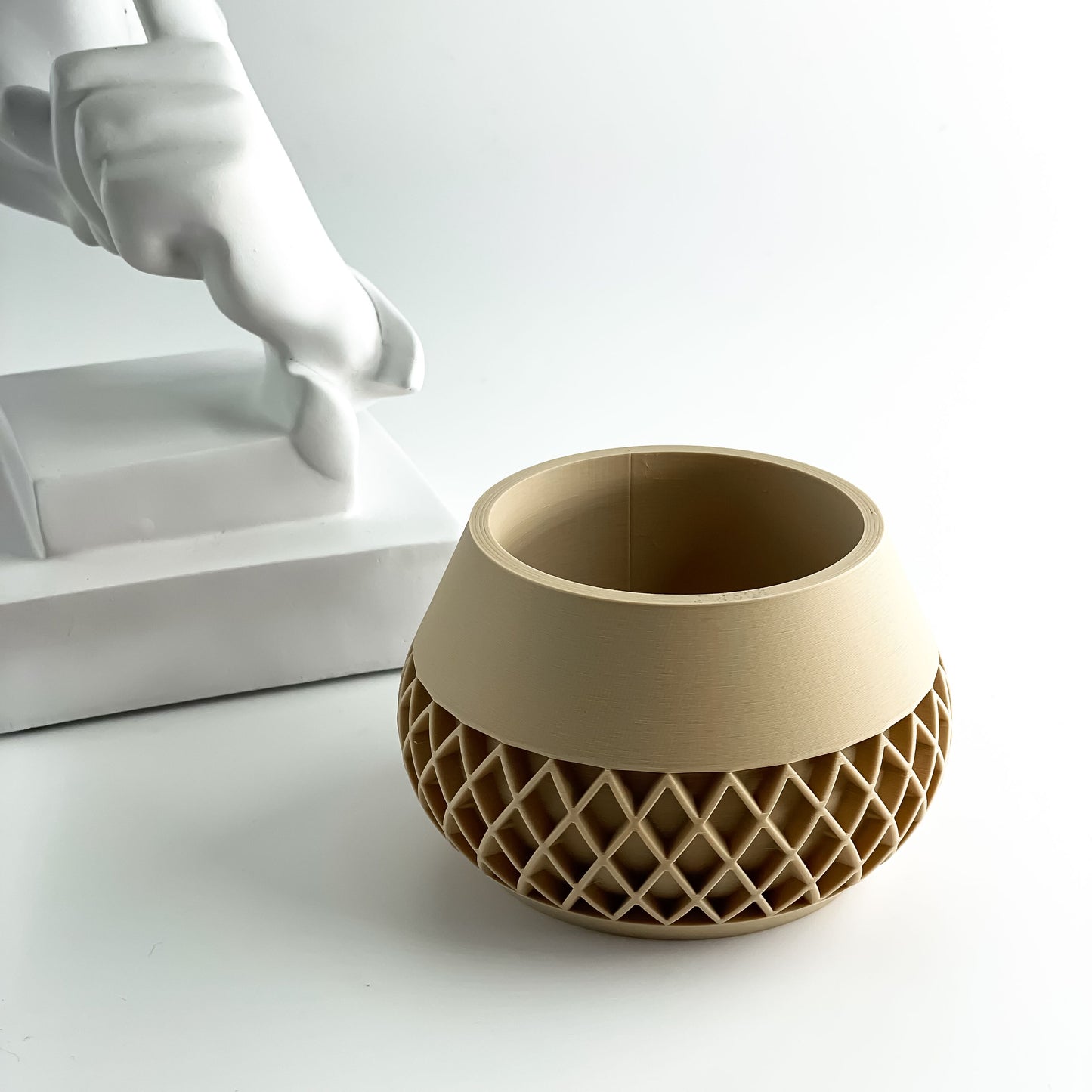 Artistic Planter Pot, Minimalist, Workstation Plant Holder, 3D Home Decorator, Nordic Style, Art Deco