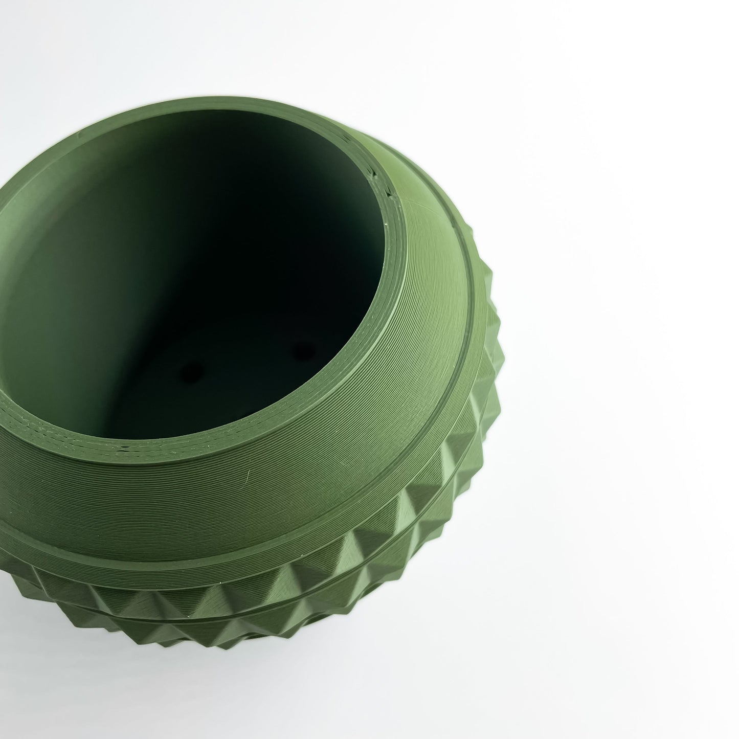 Planter Pot Minimalist Indoor Succulent Holder, Desk Organizer, Contemporary Black