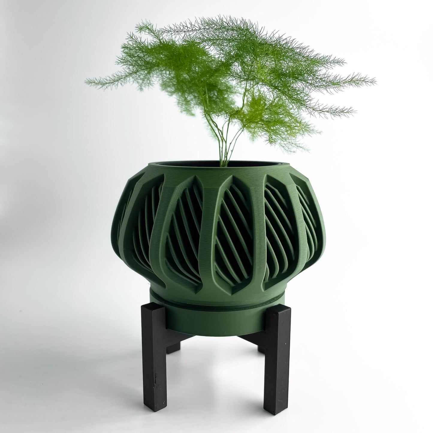 Planter Pot, Sculptural Geometric Modern Container, Succulent Holder, Desk Organizer