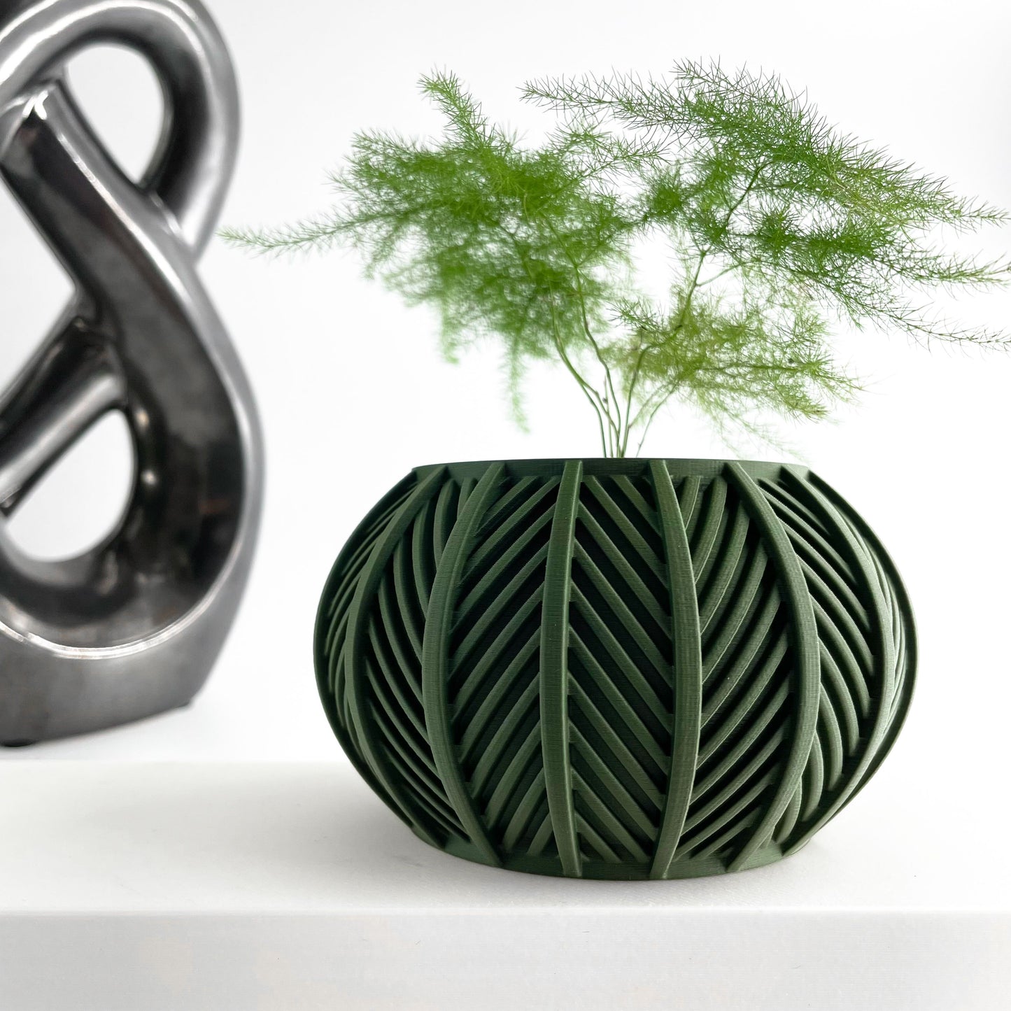 Succulent Planter, Geometric Pot, Nordic Herb Container, Minimalist Desk Organizer