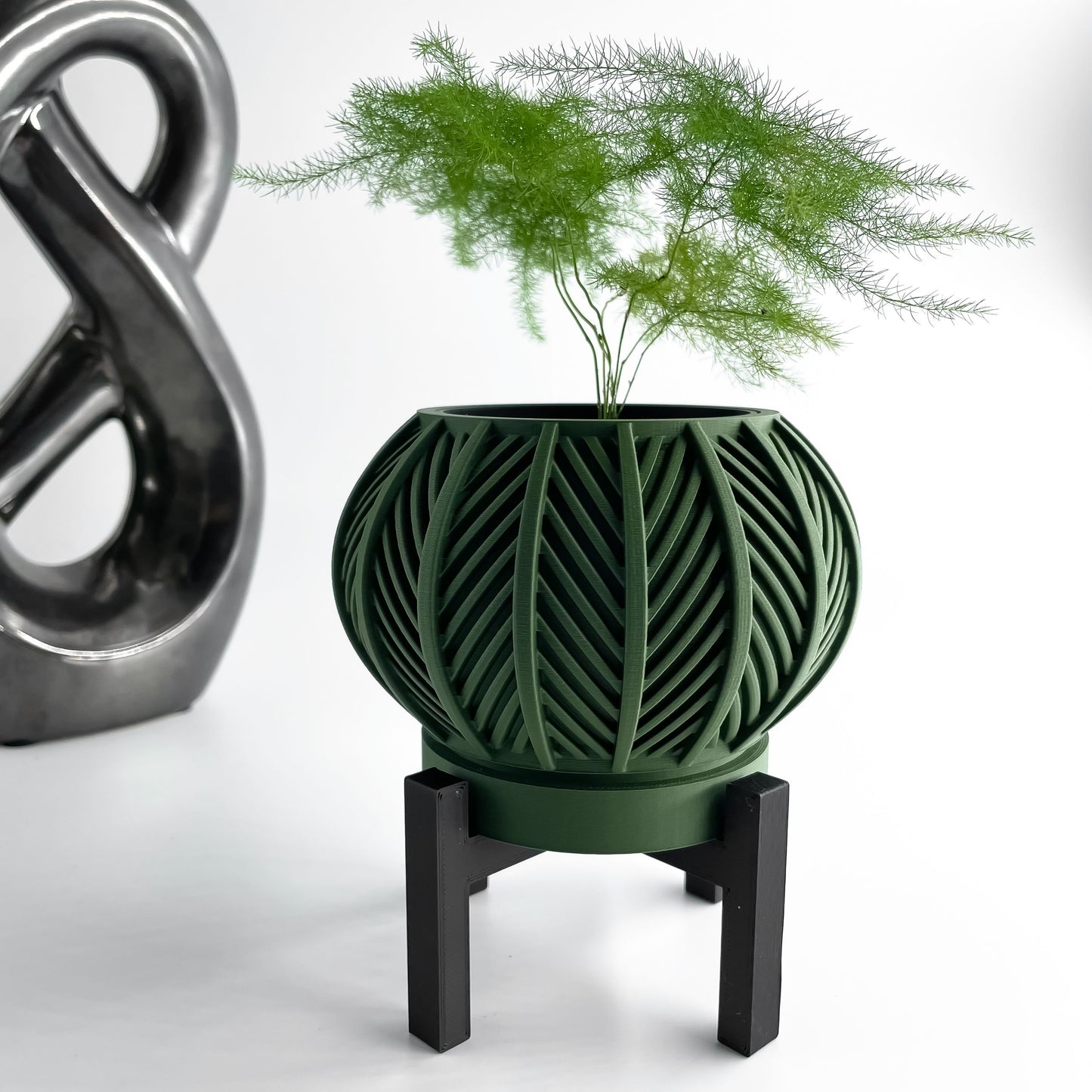 Succulent Planter, Geometric Pot, Nordic Herb Container, Minimalist Desk Organizer