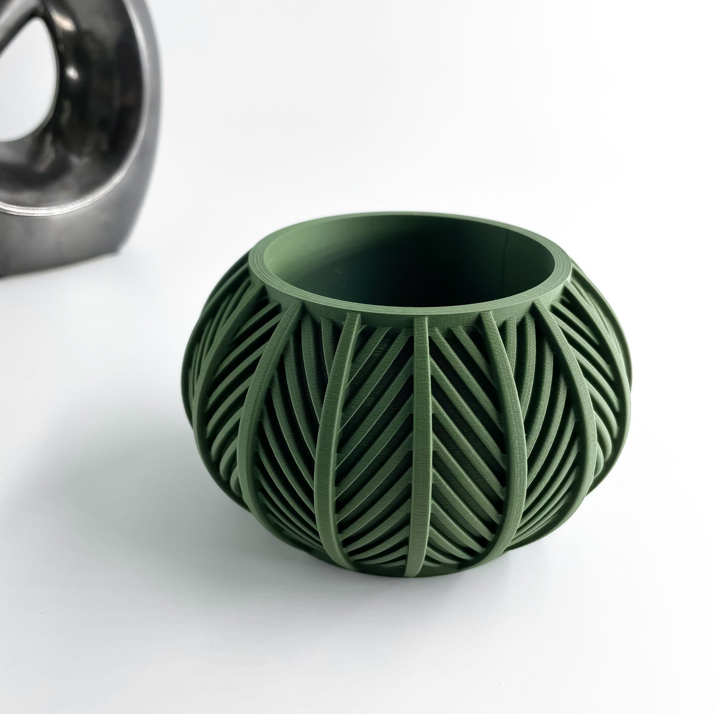 Succulent Planter, Geometric Pot, Nordic Herb Container, Minimalist Desk Organizer