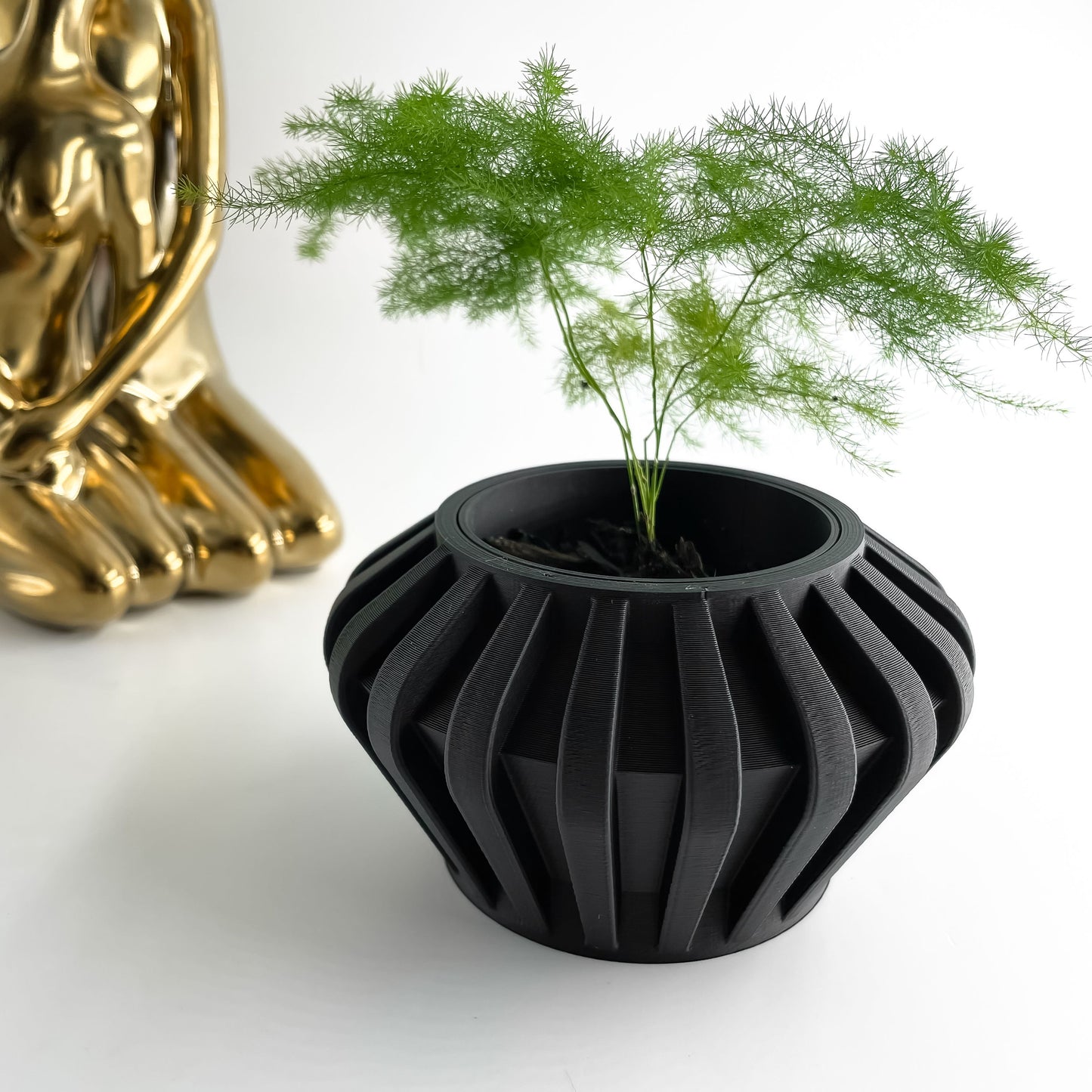 planter pot, indoor succulent vessel, desktop herb organizer, nordic contemporary