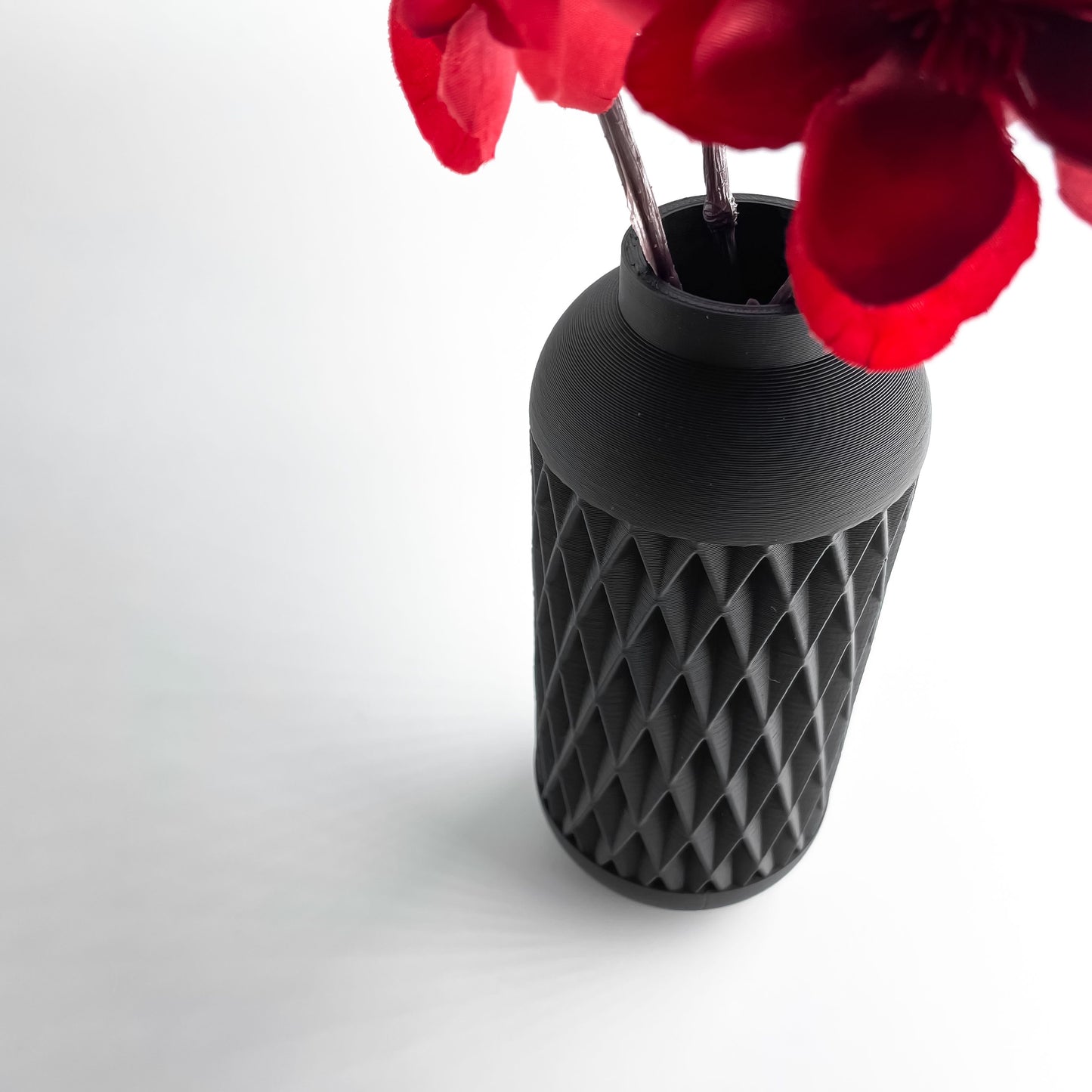 Contemporary Vase, Minimalist Sculptural Accent, Desk Flower Holder, Geometric Centerpiece