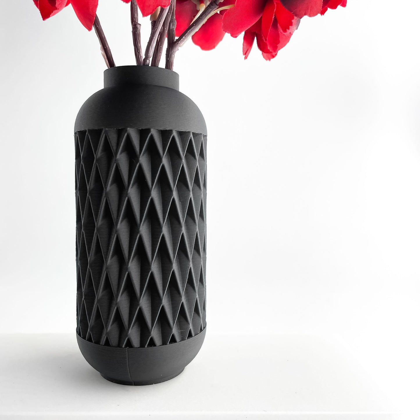 Contemporary Vase, Minimalist Sculptural Accent, Desk Flower Holder, Geometric Centerpiece