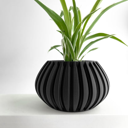 Planter Pot, Contemporary Minimalist Indoor Plant Holder, Succulent Desktop Organizer