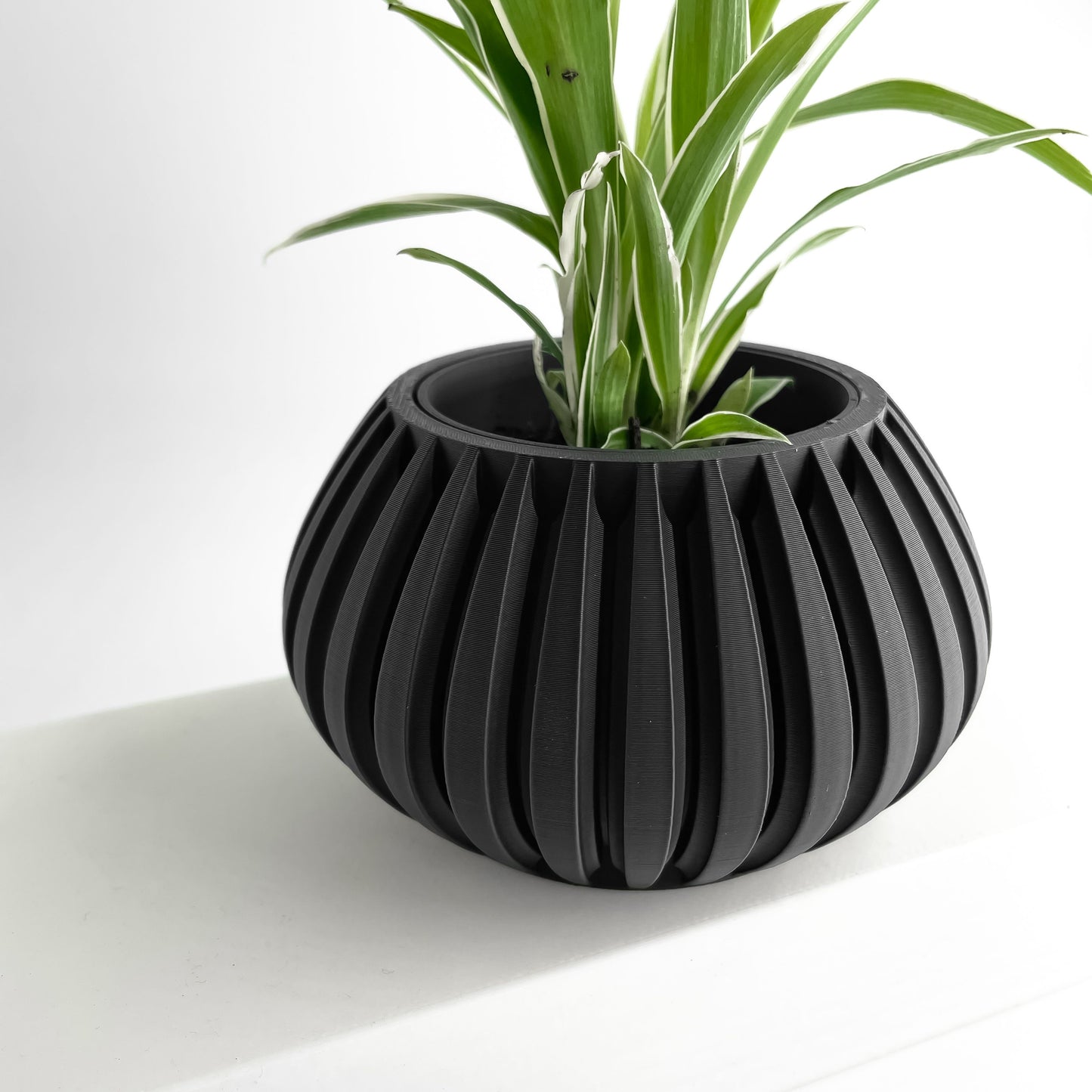 Planter Pot, Contemporary Minimalist Indoor Plant Holder, Succulent Desktop Organizer