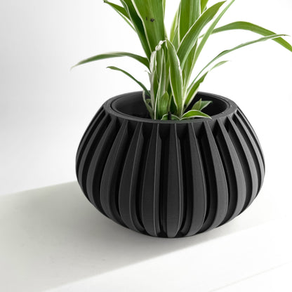 Planter Pot, Contemporary Minimalist Indoor Plant Holder, Succulent Desktop Organizer