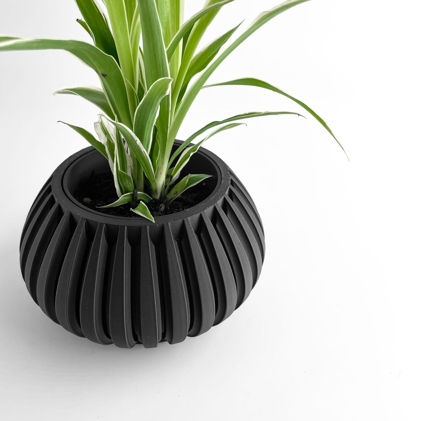 Planter Pot, Contemporary Minimalist Indoor Plant Holder, Succulent Desktop Organizer