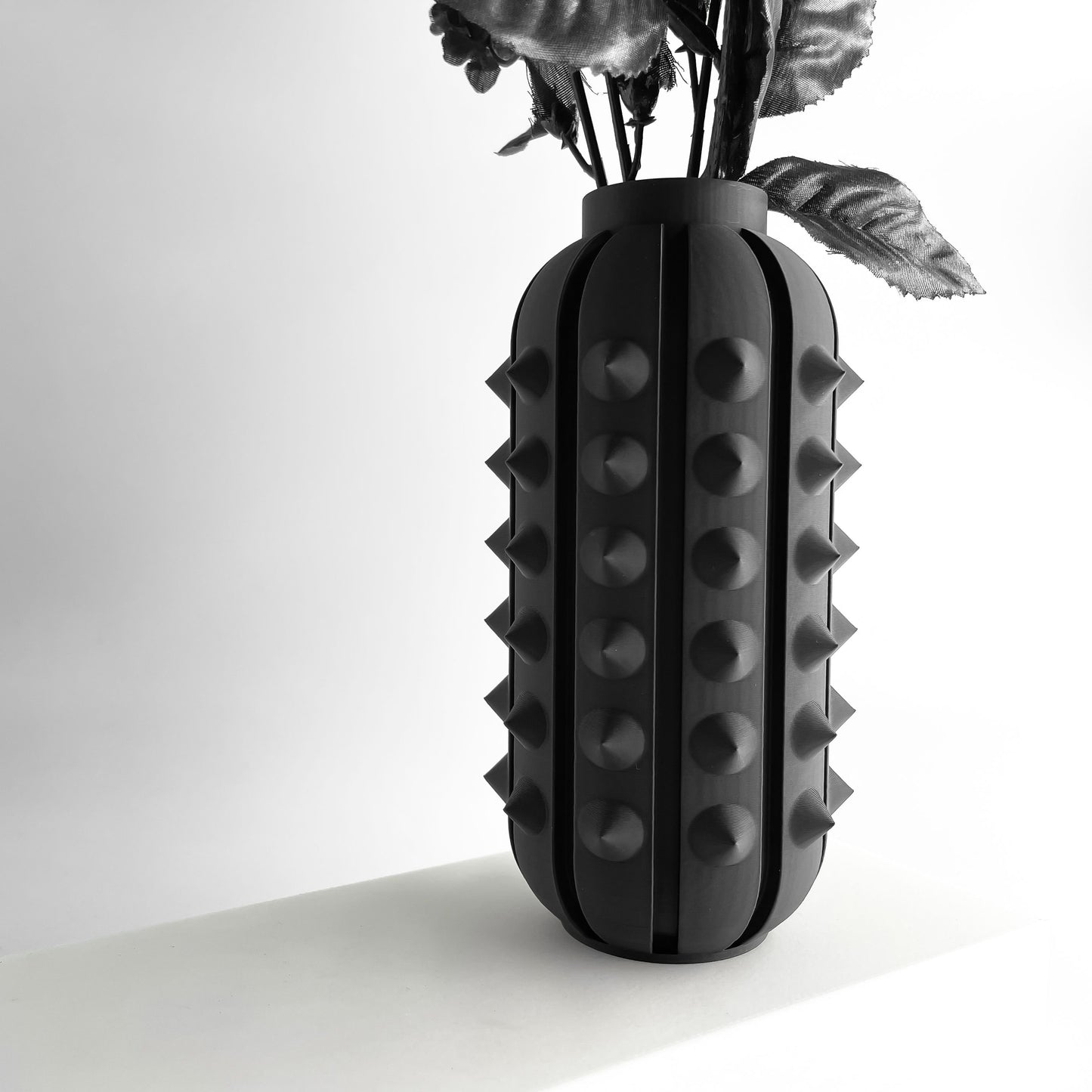 Spiky Vase, Abstract Tabletop Flower Holder, Organic Modern Decorative Sculpture