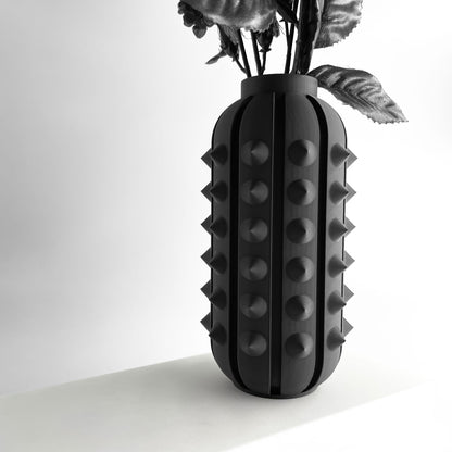 Spiky Vase, Abstract Tabletop Flower Holder, Organic Modern Decorative Sculpture
