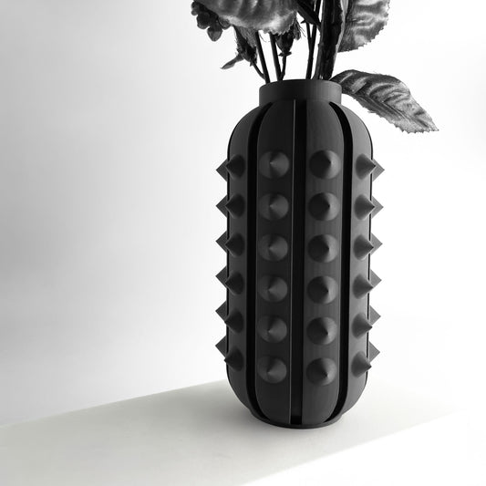 Spiky Vase, Abstract Tabletop Flower Holder, Organic Modern Decorative Sculpture