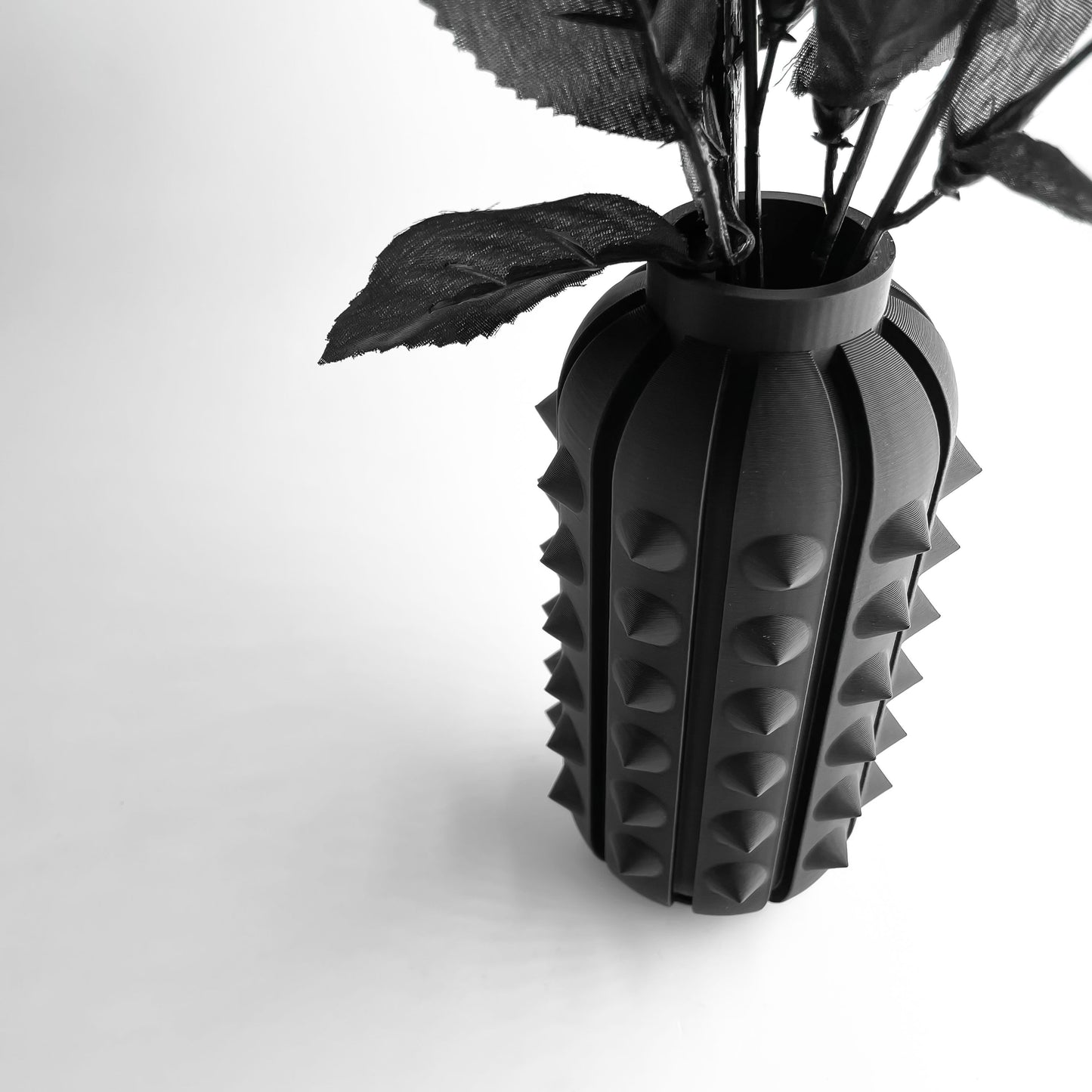 Spiky Vase, Abstract Tabletop Flower Holder, Organic Modern Decorative Sculpture