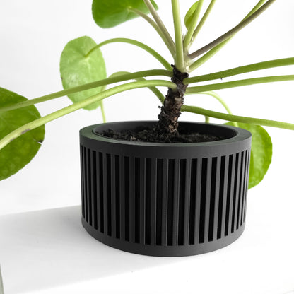 Planter Pot, Indoor Herb Holder, Succulent Vessel, Contemporary Minimalist Accent