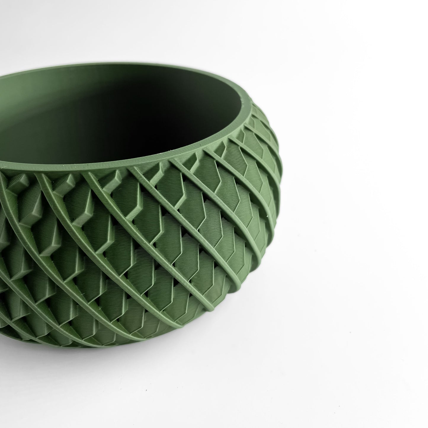 Unique Planter Pot, Cactus Holder, Moss Organizer, Eco Friendly Modern Office Decor, 3D Printed