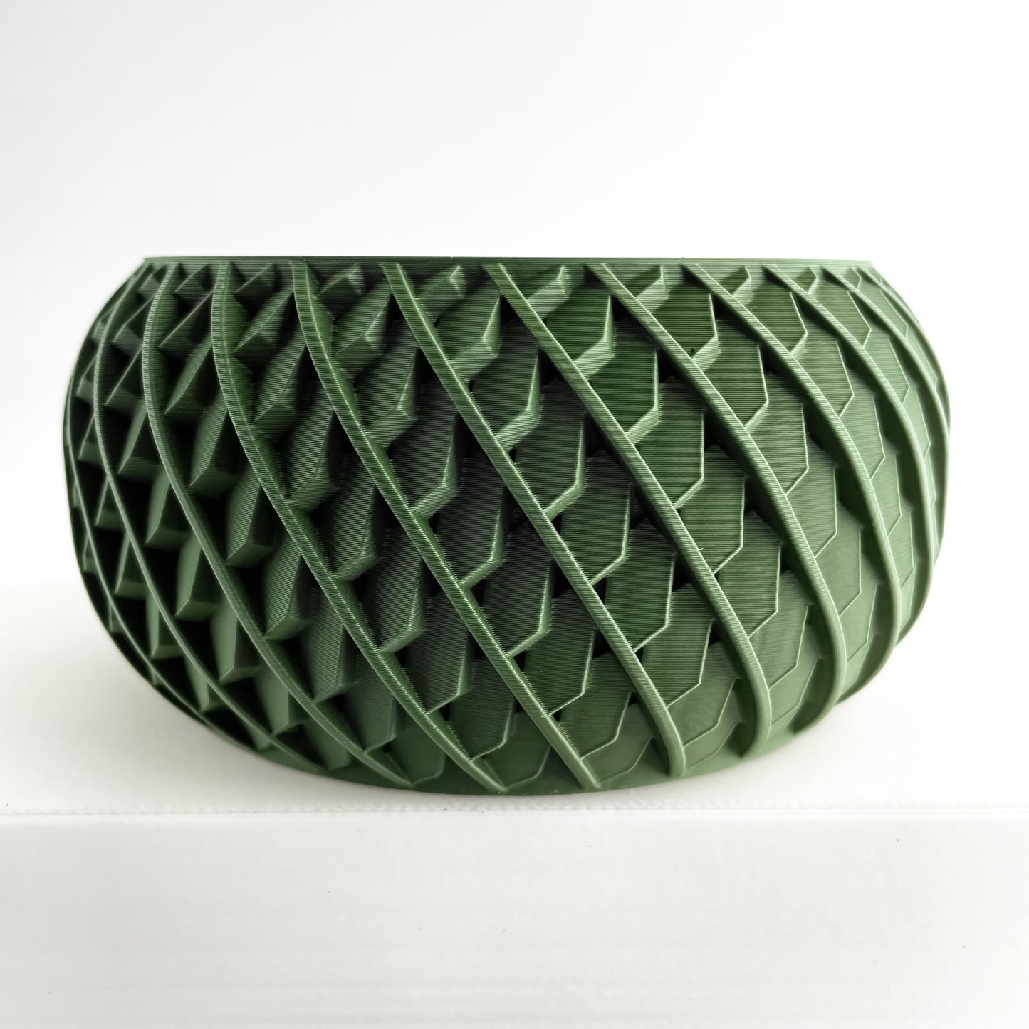 Unique Planter Pot, Cactus Holder, Moss Organizer, Eco Friendly Modern Office Decor, 3D Printed