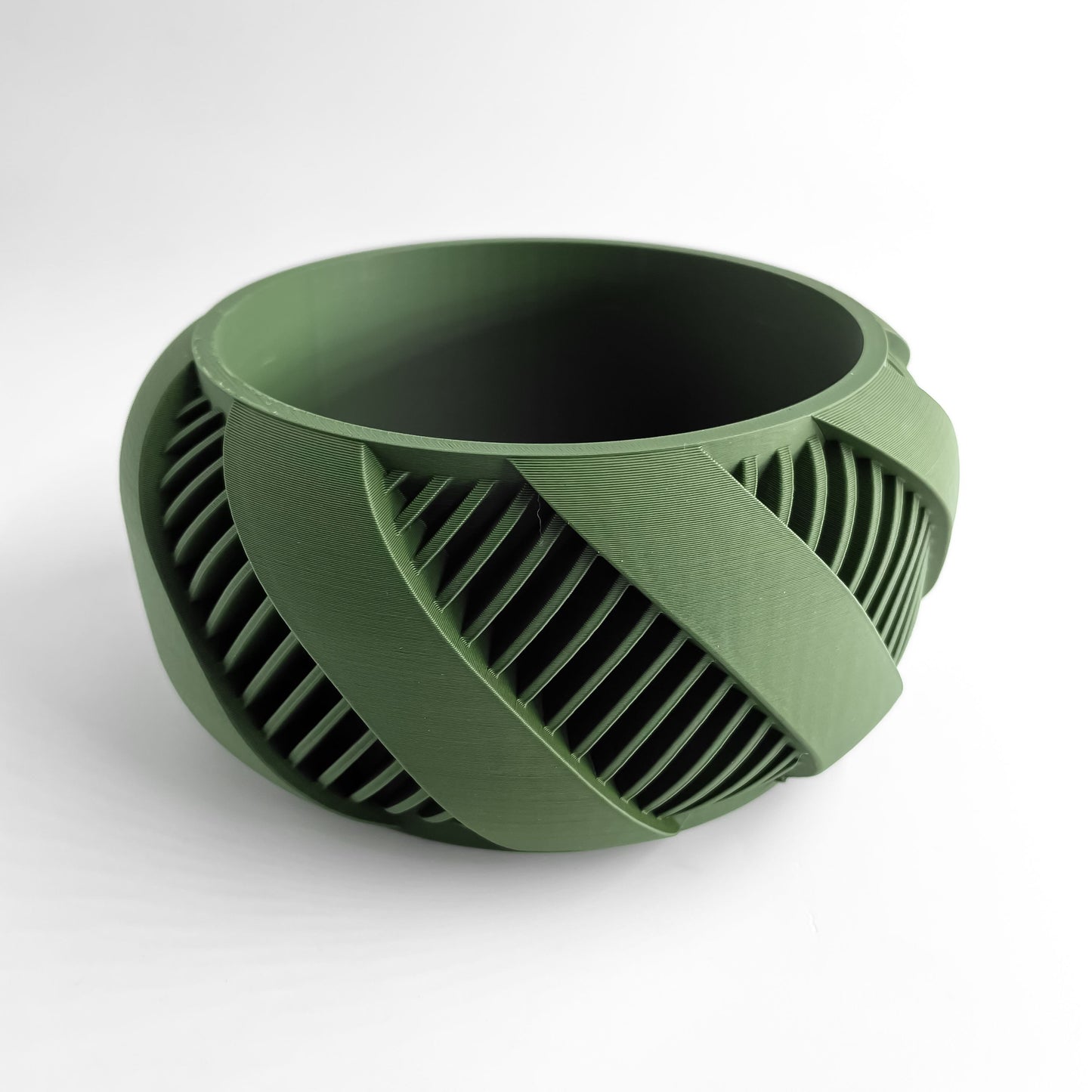Fractal Planter Pot, Nordic Style Addition, Funky Workspace Accent, Japandi Minimalist Kind