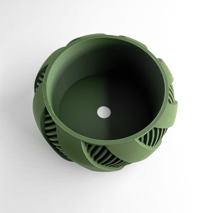 Fractal Planter Pot, Nordic Style Addition, Funky Workspace Accent, Japandi Minimalist Kind