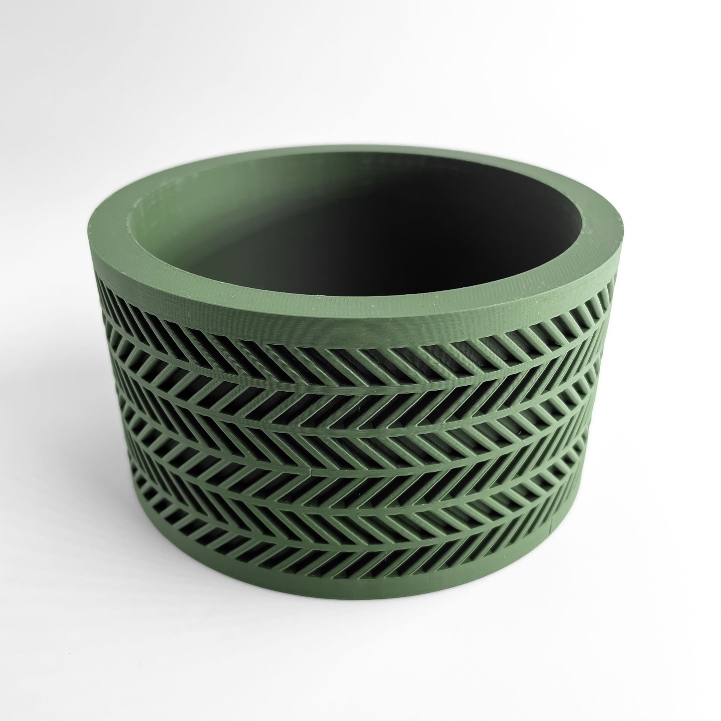 Planter Pot, Sculptural Indoor Vessel, Herb Container, Minimalist Desk Organizer