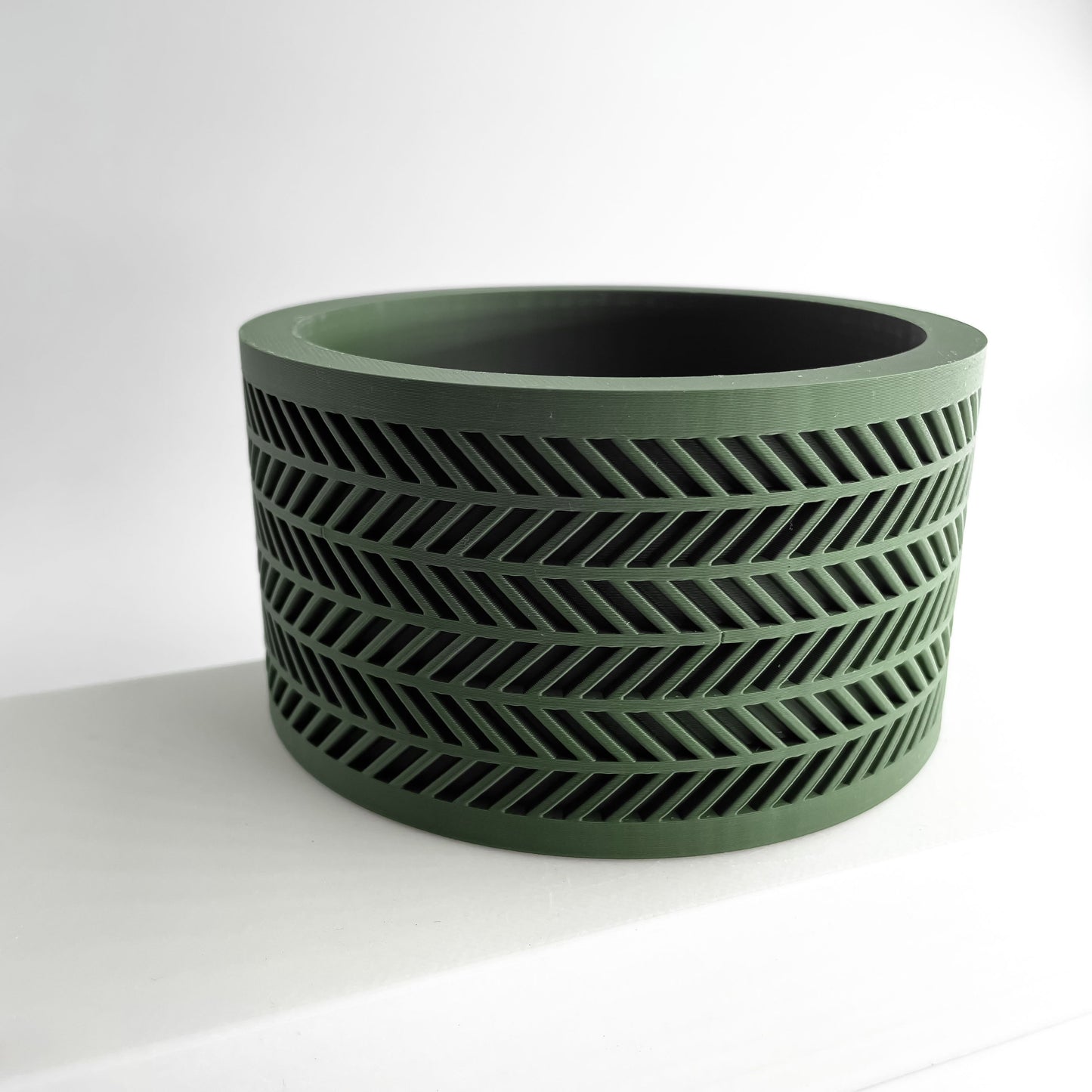 Planter Pot, Sculptural Indoor Vessel, Herb Container, Minimalist Desk Organizer