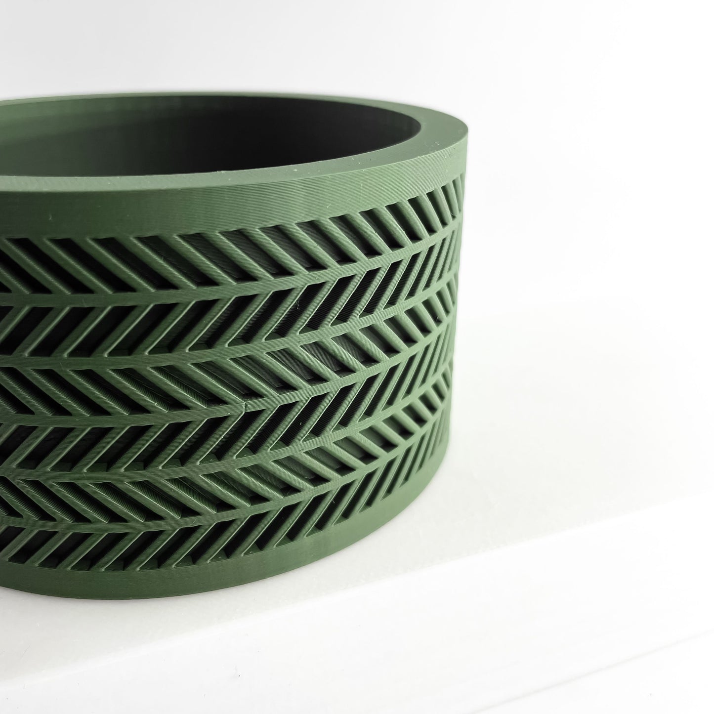 Planter Pot, Sculptural Indoor Vessel, Herb Container, Minimalist Desk Organizer