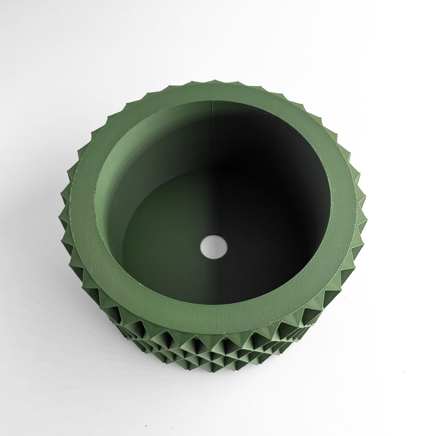 Artistic Planter Pot, Modern Architectural Indoor Plant Vessel, Sculptural Desk Nordic Style Accent, Minimalist