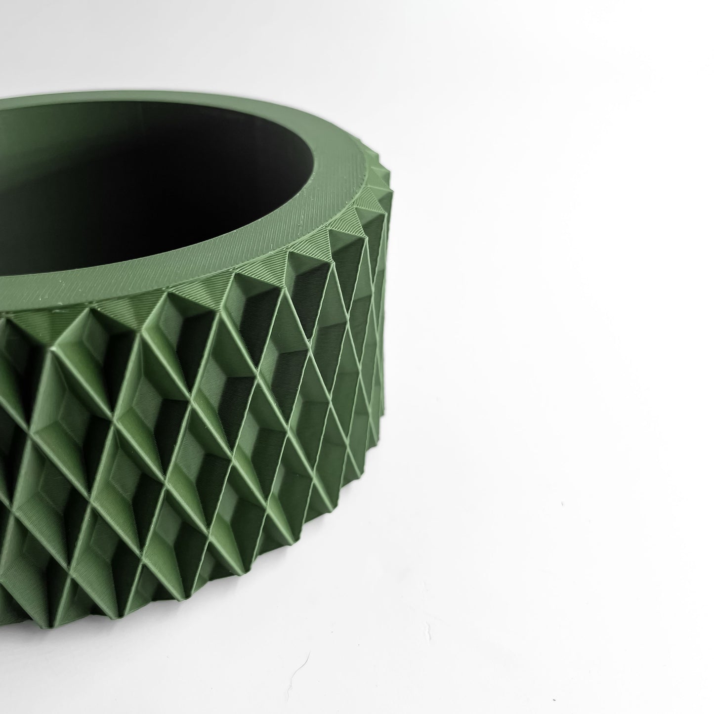 Artistic Planter Pot, Modern Architectural Indoor Plant Vessel, Sculptural Desk Nordic Style Accent, Minimalist