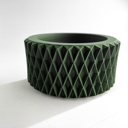 Artistic Planter Pot, Modern Architectural Indoor Plant Vessel, Sculptural Desk Nordic Style Accent, Minimalist