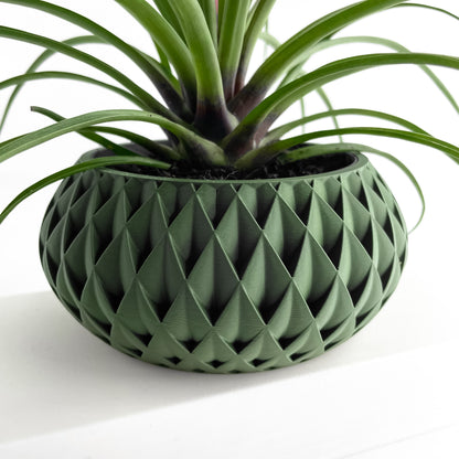 succulent planter, herb pot, contemporary plant holder, minimalist desktop organizer