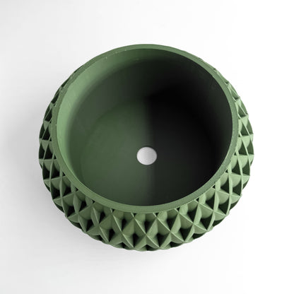 succulent planter, herb pot, contemporary plant holder, minimalist desktop organizer