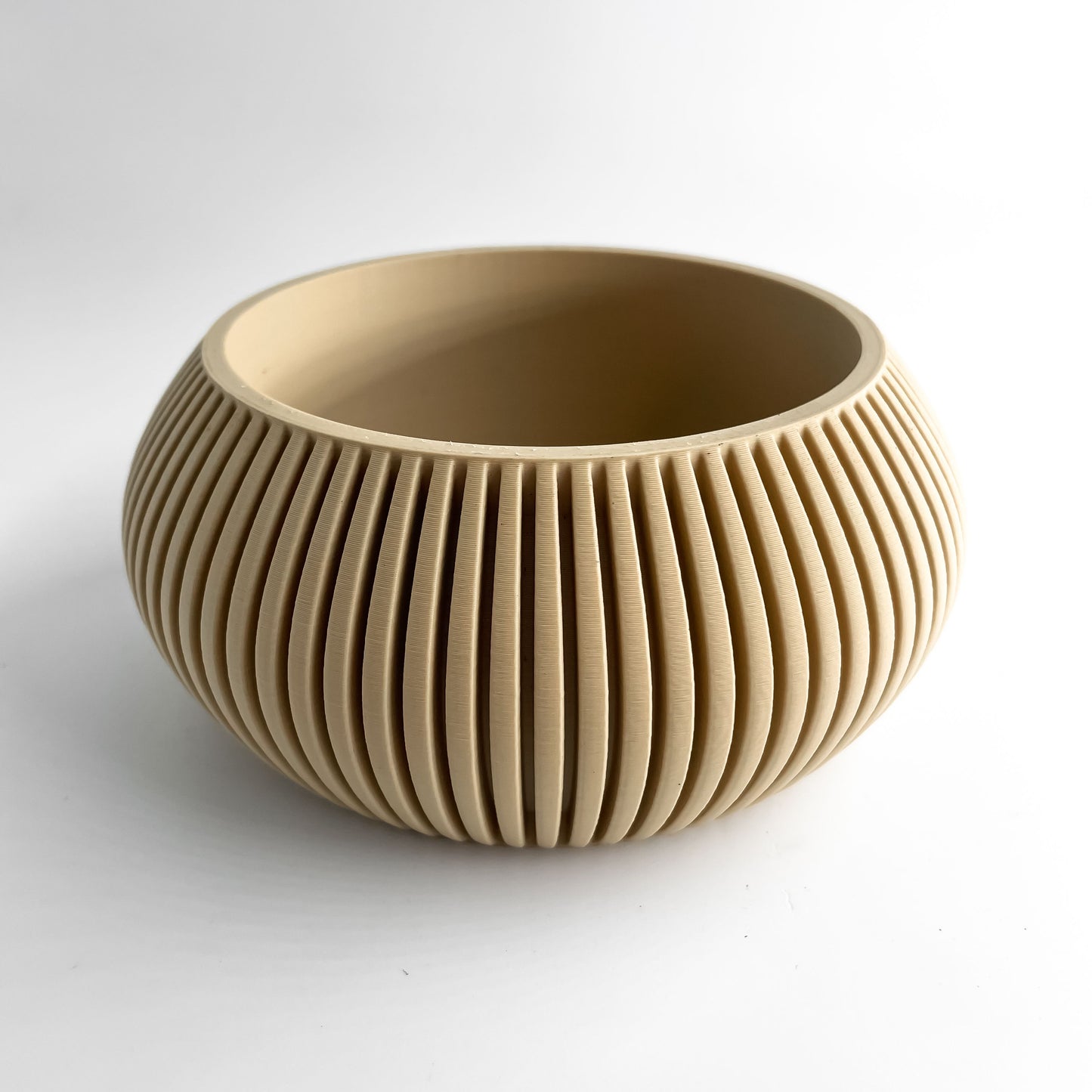 Planter Pot, Artistic Vessel, Succulent Display, Fractal Japandi Accent, Matte Flowering Decor, Art Deco