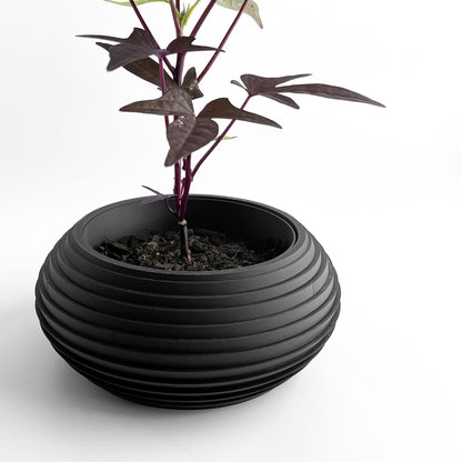 Geometric Planter Pot, Front-Facing Succulent Holder, Herb Organizer, Minimalist, Nordic Style, Art Deco Accent