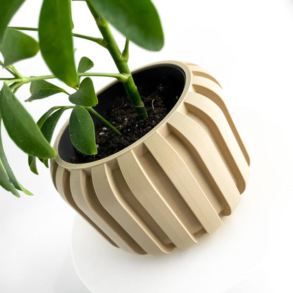 Planter Pot, Succulent Vessel, Indoor Plant Holder, Workspace Organizer Minimalist