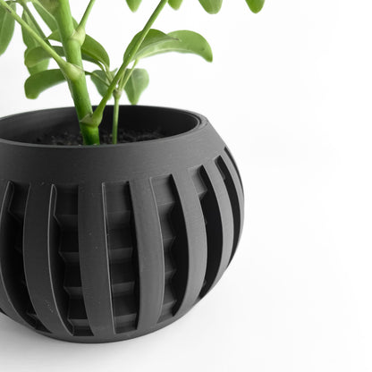 Geometric Planter, Indoor Succulent Pot, Desktop Herb Container, Modern Plant Accent