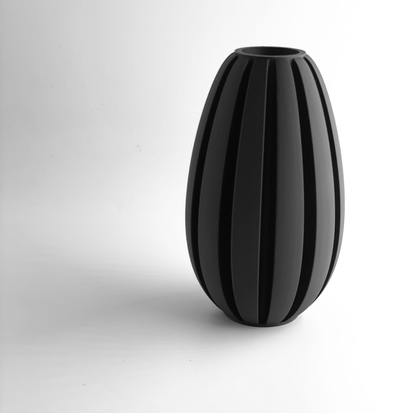 Unique Pampas Vase, Floral Display Holder, Tabletop Mantel Accent, Decorative Post Modern Vessel