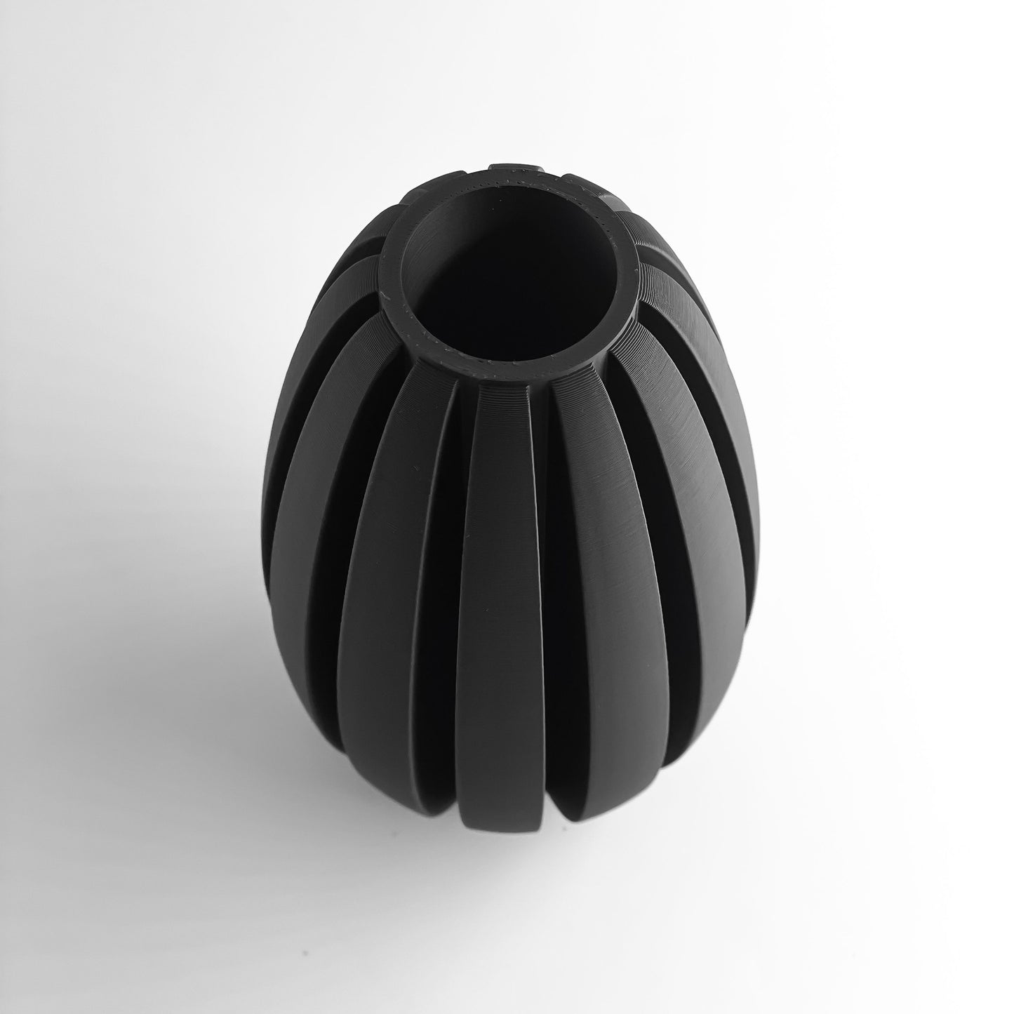 Unique Pampas Vase, Floral Display Holder, Tabletop Mantel Accent, Decorative Post Modern Vessel